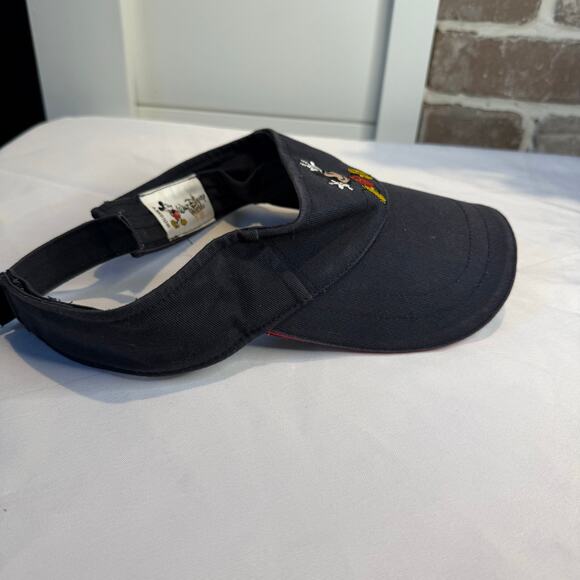 Walt Disney World Mickey Mouse Visor Hat Large Youth Adjustable Navy Blue - Picture 4 of 6